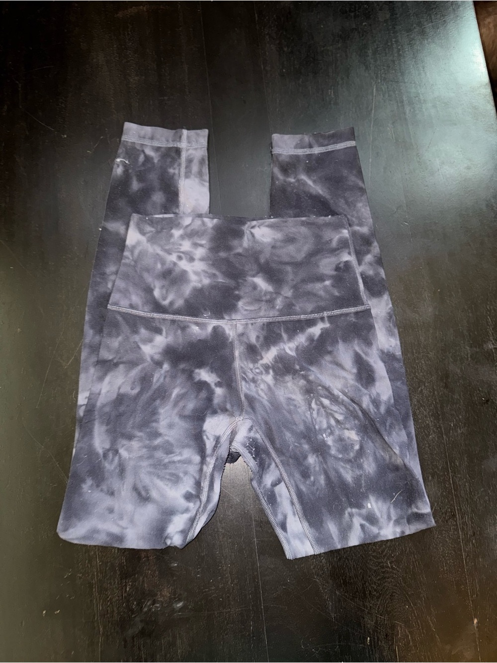lululemon athletica Kids Tie-Dye Black & Gray High-Waist Leggings